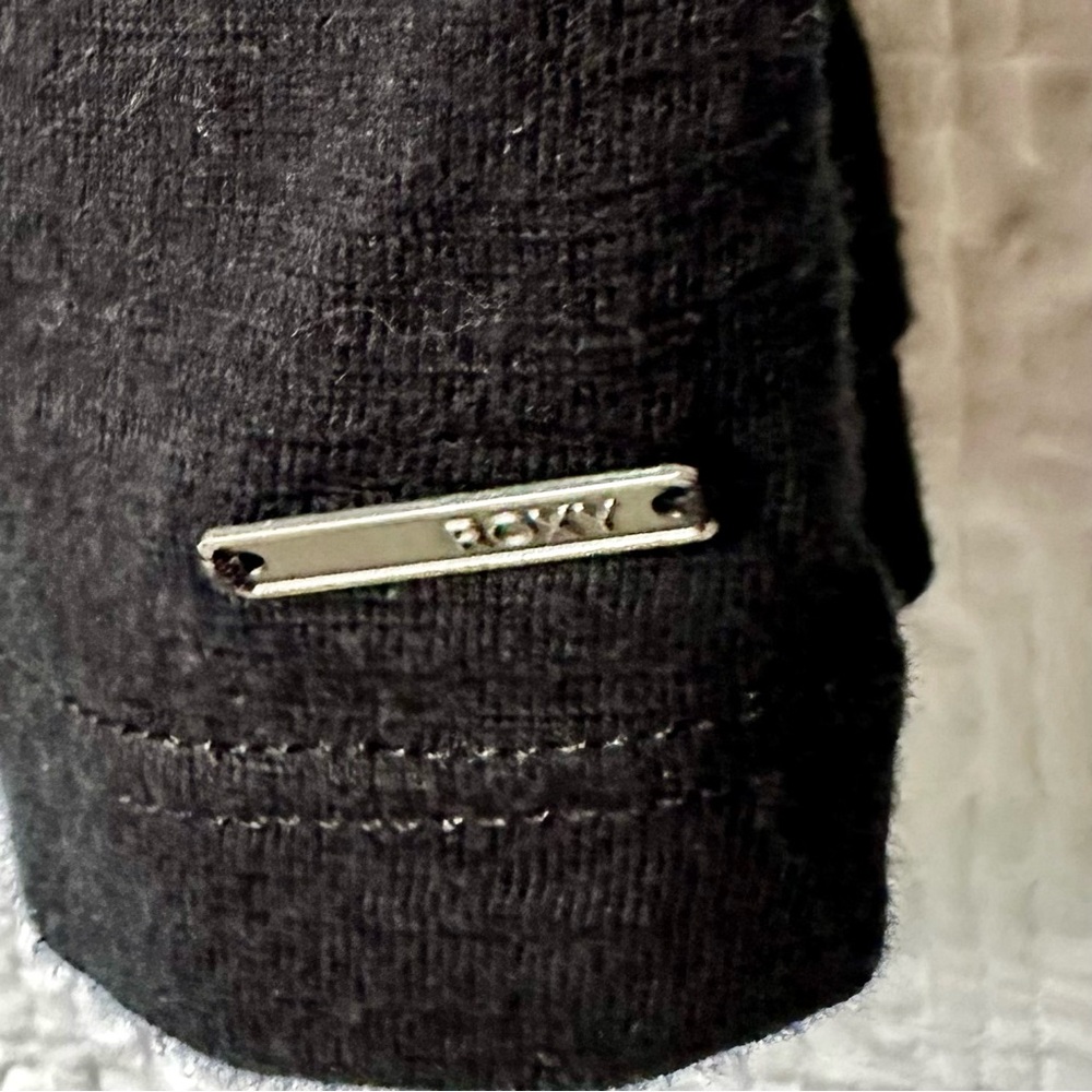 Roxy Eye On Summer Black Mock Neck Mini Dress Sz S - Picture 4 of 7